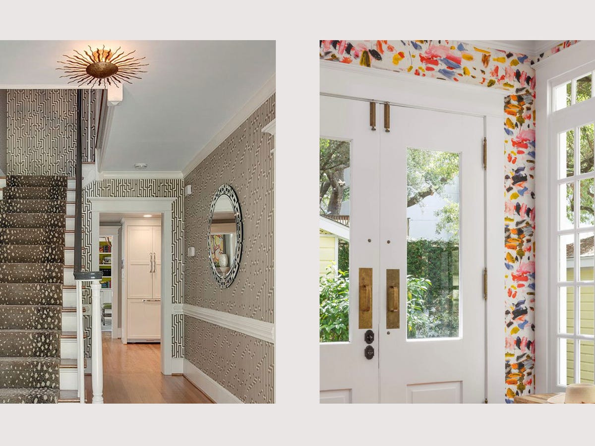 Entryway wallpaper installation Seattle